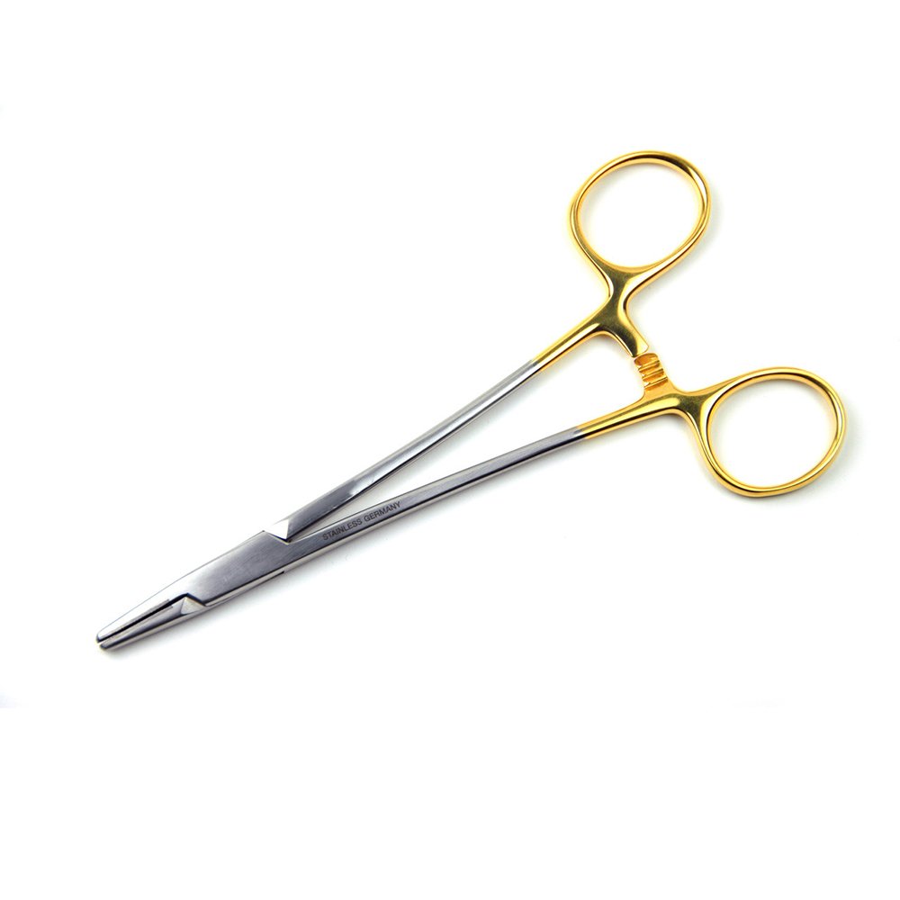 thumbnail image 2 of Dental Surgical Mayo Hegar Needle Holder Forceps - Veterinary Locking Pliers 16cm 2 of 5